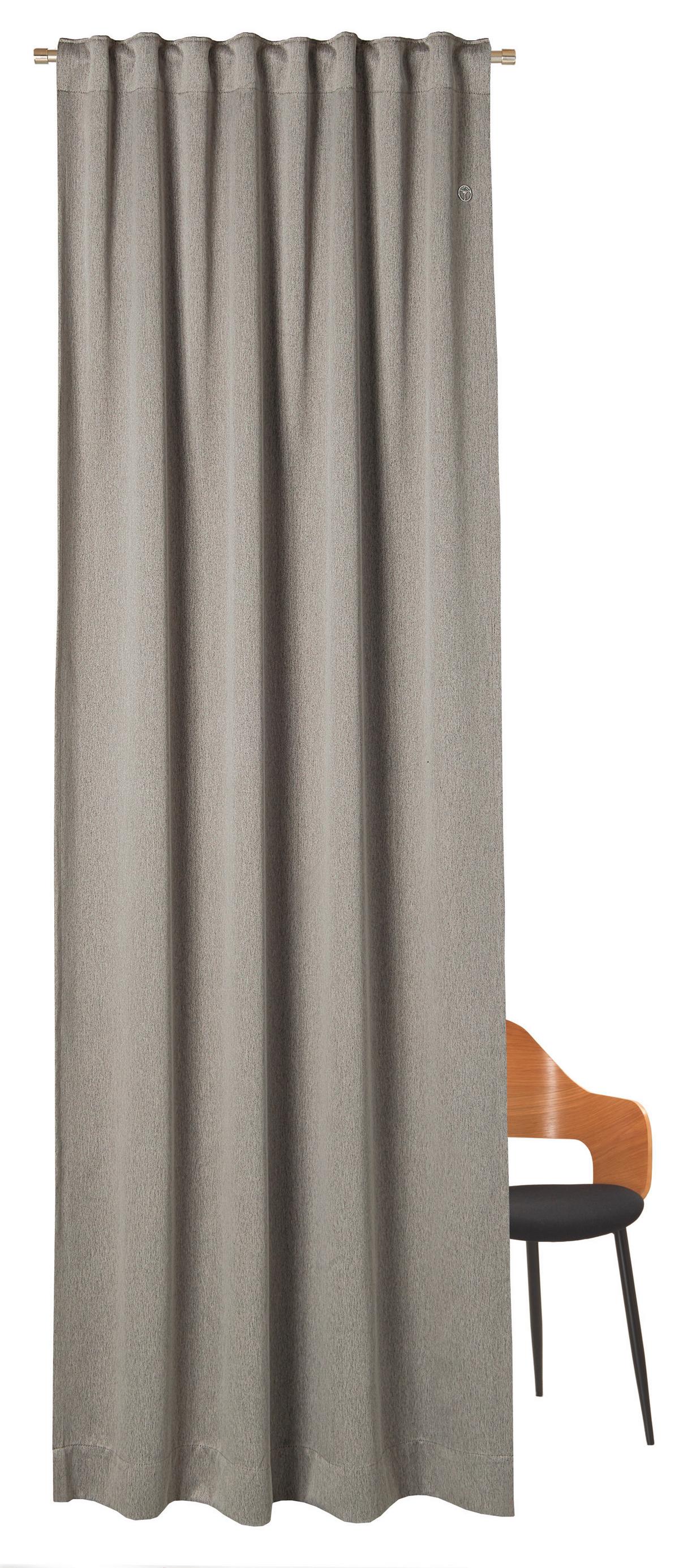 ZASŁONA GOTOWA J!PUREDIMOUT - kolor bagienny, Design, tkanina (130/250cm) - Joop!