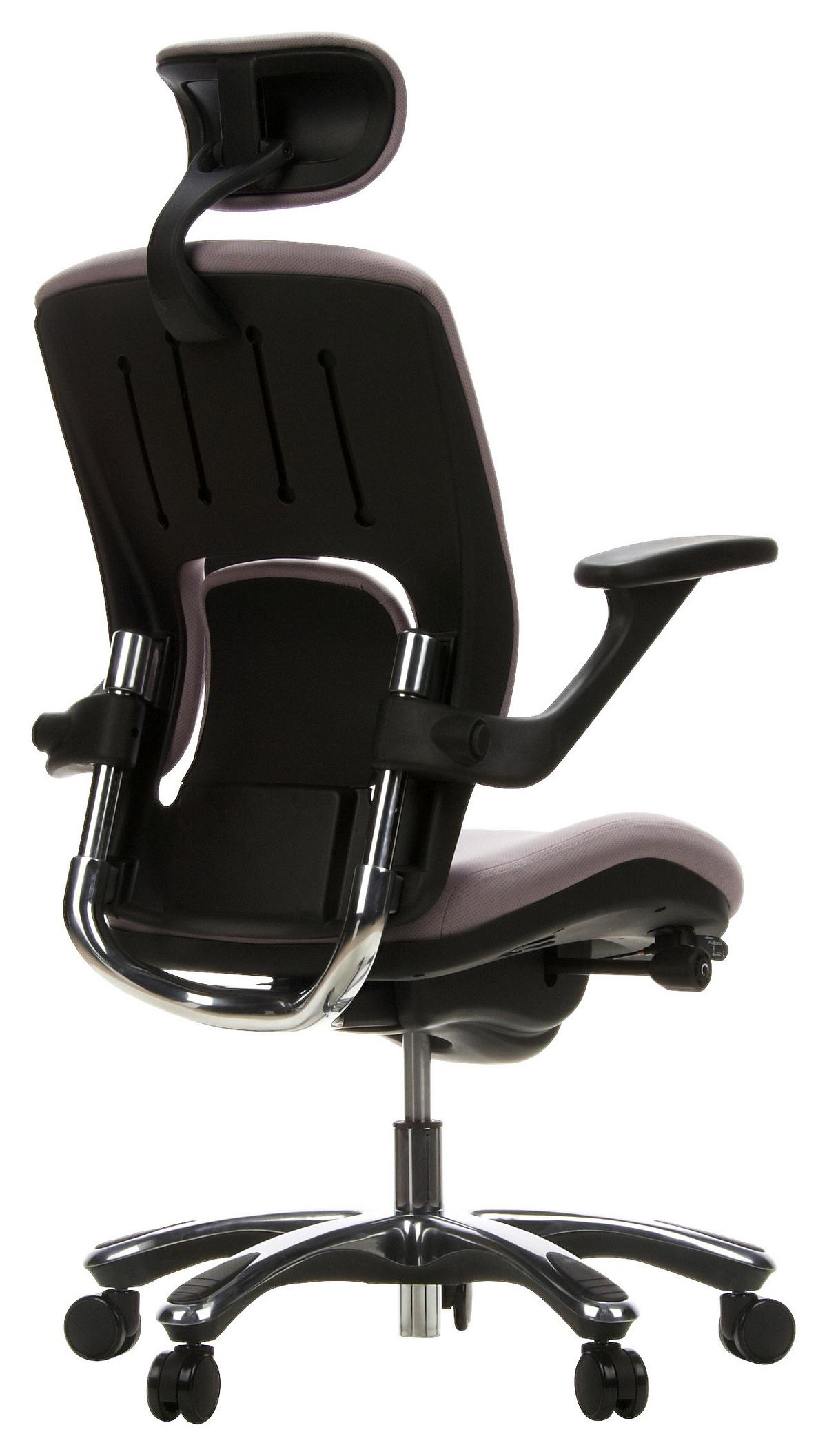 Pisarniški Stol Vapor Lux, Siva - barve kroma/siva, Basics, kovina/umetna masa (58/119/50cm) - MID.YOU