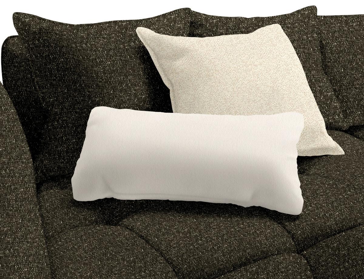 Canapea Boxspring SOFI - verde închis/crem, Modern, textil (294/93/152cm) - Premium Living