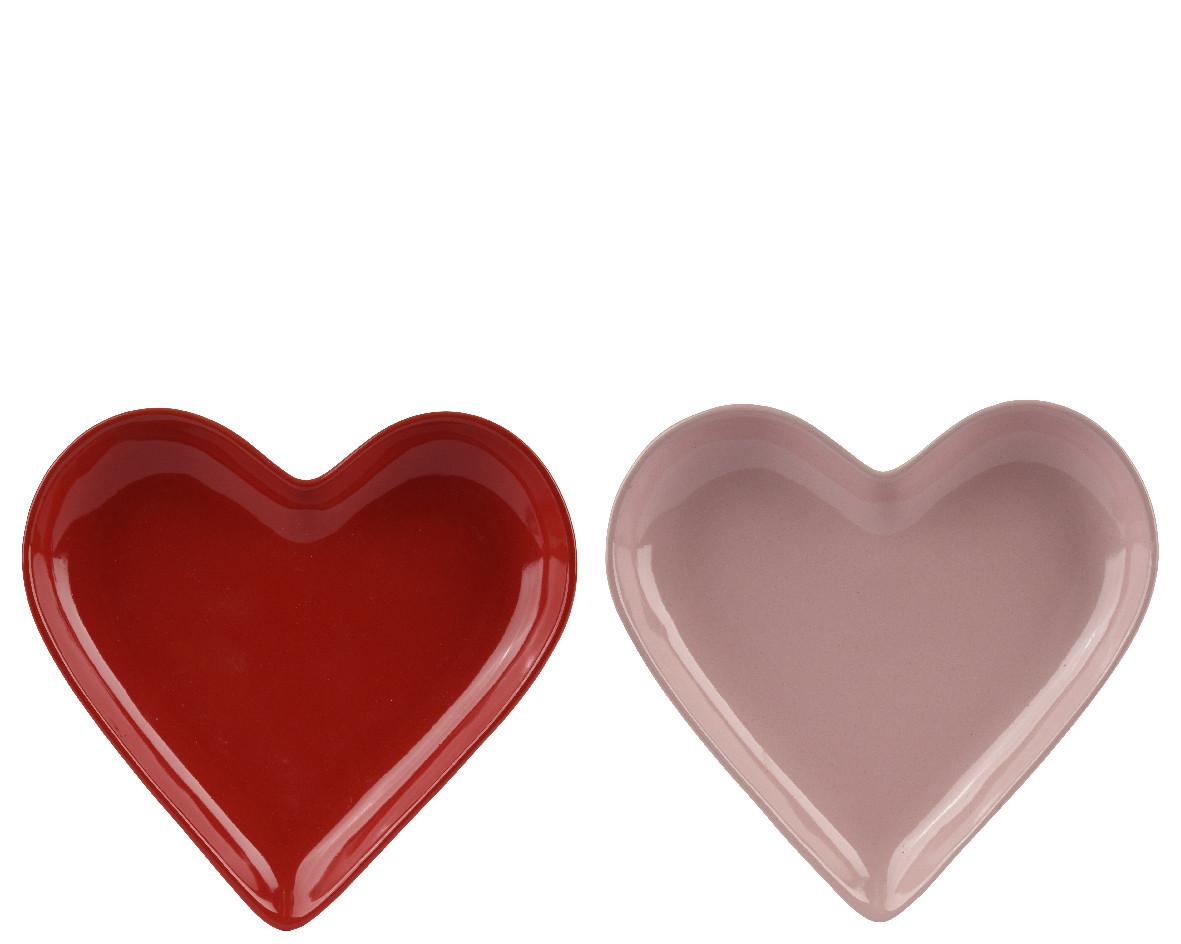 Farfurie decorativă Heart - (21,5/18/3,4cm)