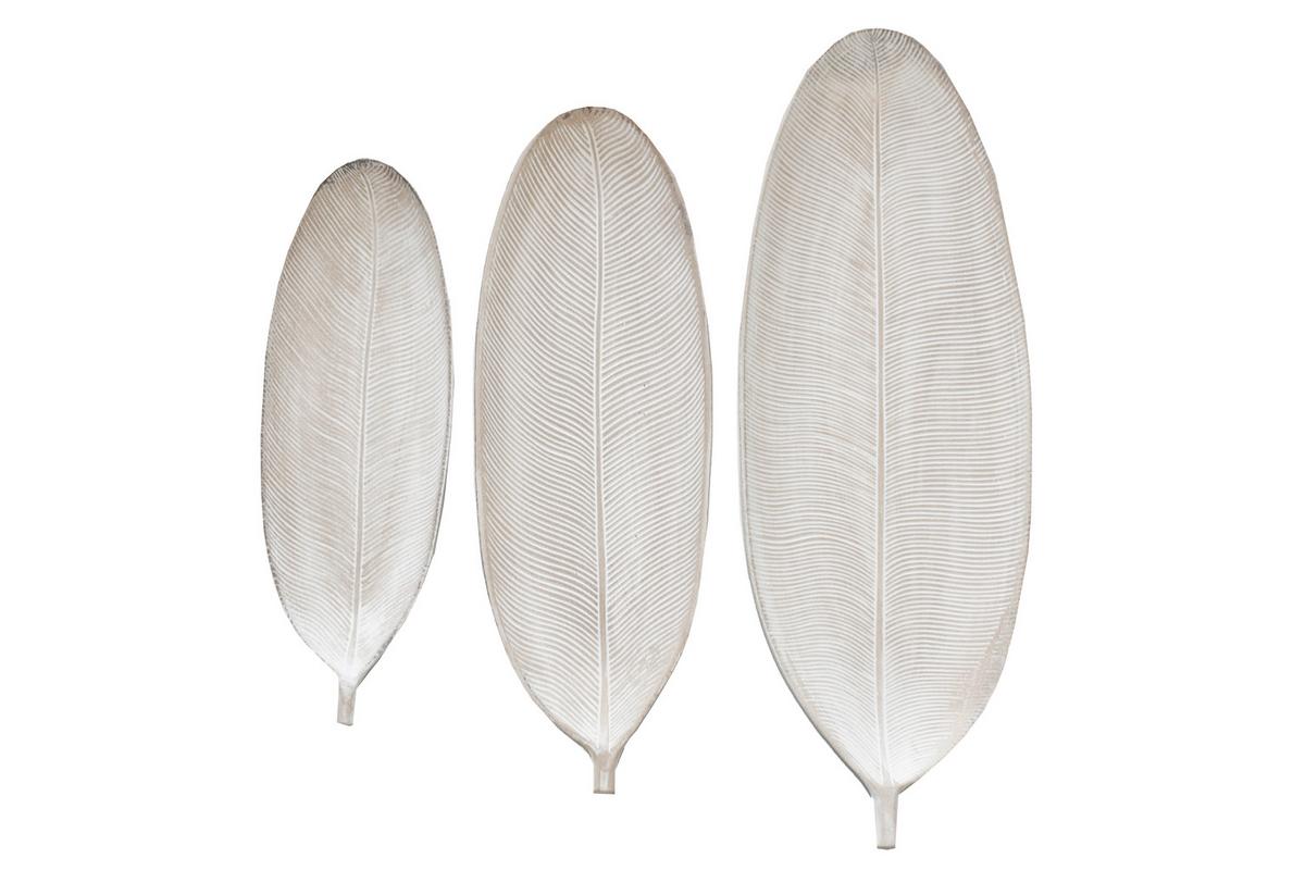 Dekotablett Avaro I in Naturfarben - Naturfarben, Lifestyle, Holzwerkstoff (14,5/2,5/40,5cm) - Modern Living