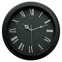 Zidni Sat 35,5cm Dann - crna, Moderno, staklo/plastika (35,5/5,7cm) - Mömax