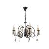 HÄNGLAMPA KRISTINA - bärnstensfärgad/svart, Modern, metall/glas (60/120cm) - Modern Living