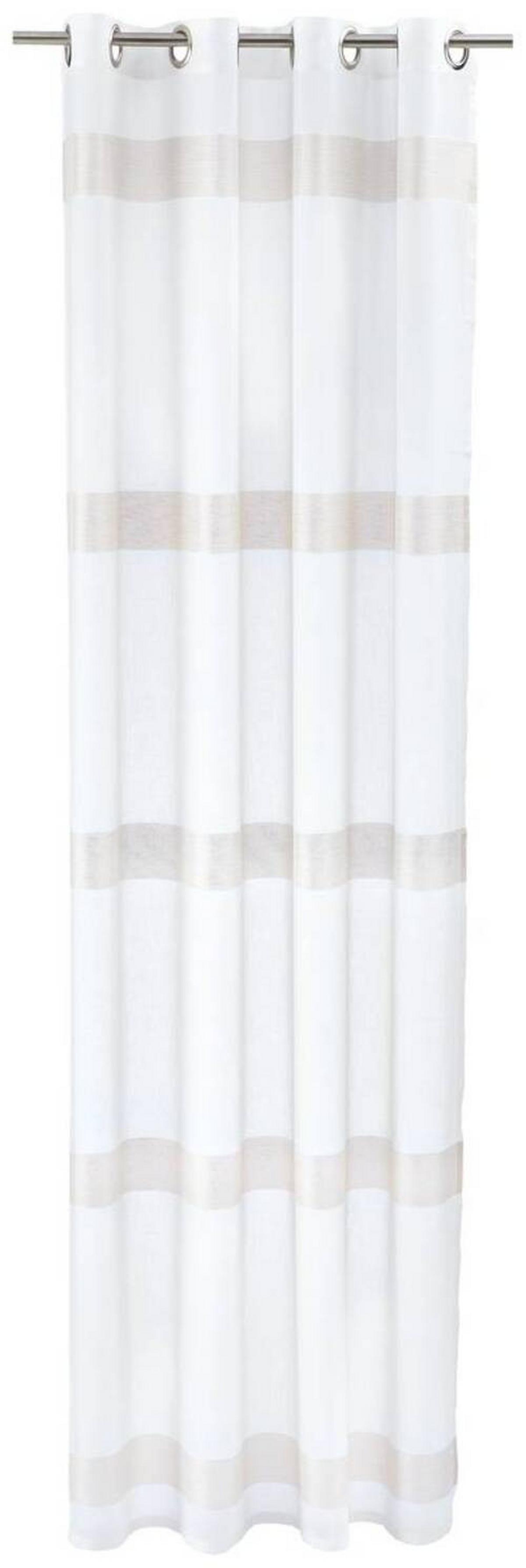 ZASŁONA NA PRZELOTKACH LASOPASO - kremowy, Basics, tkanina (140/245cm) - Esposa