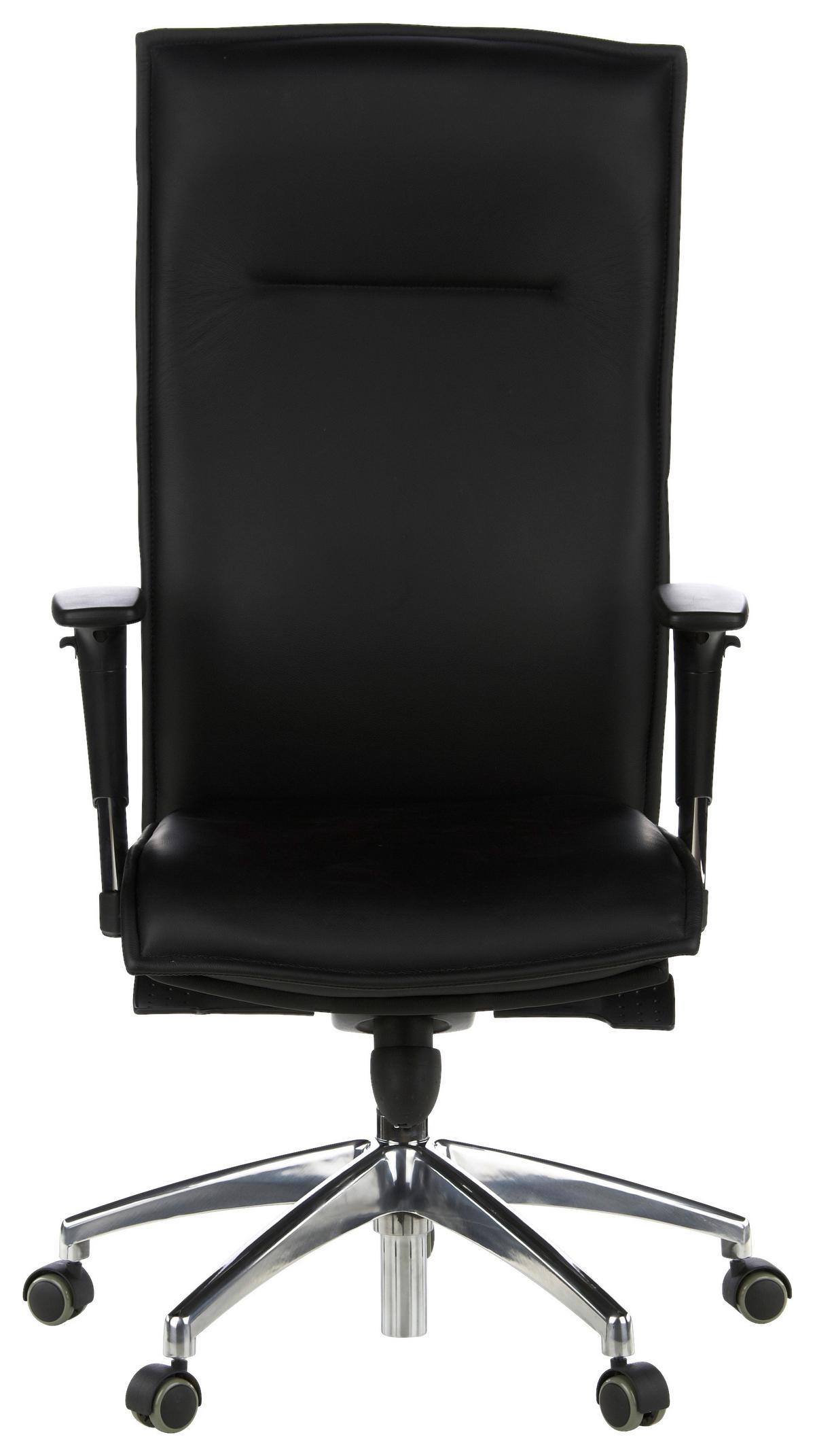 Vrtljiv Stol Murano 20, Črna - črna/barve aluminija, Moderno, kovina/umetna masa (59/133/52cm) - MID.YOU