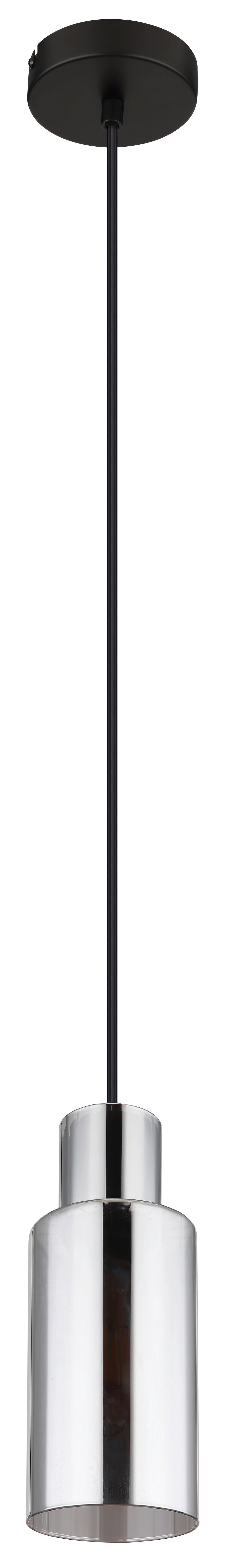 SUSPENSION 15708H - noir, Basics, métal/verre (10/120cm) - Globo