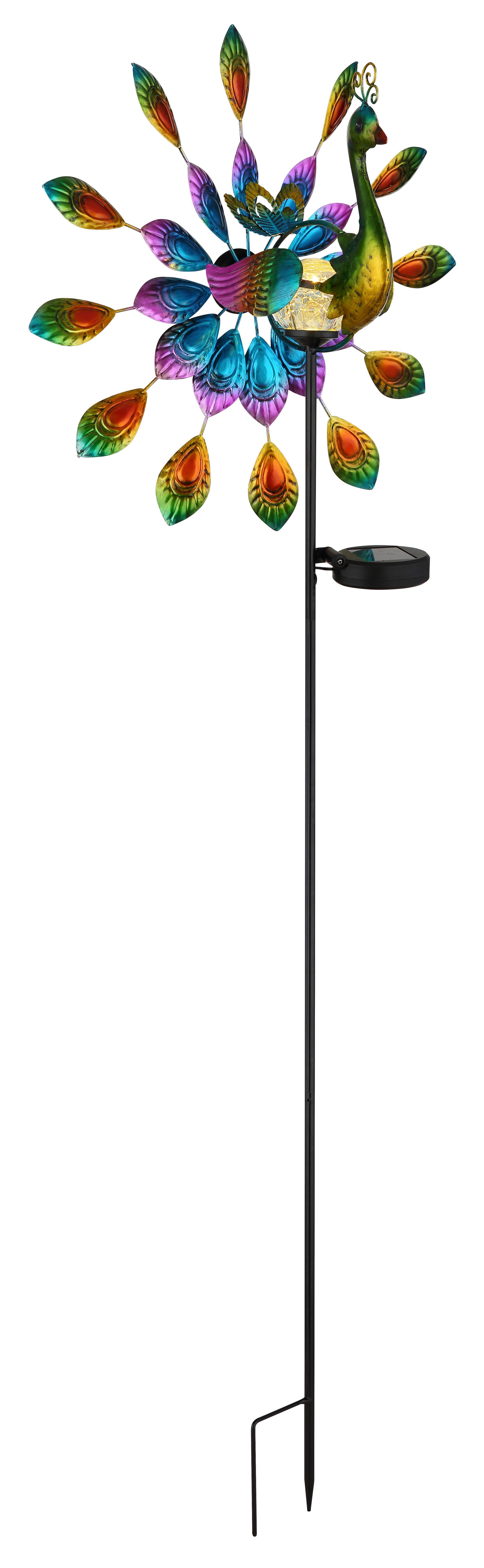 Soralrna Svjetiljka Solar - višebojno, Design, metal (38/25/120cm) - Globo