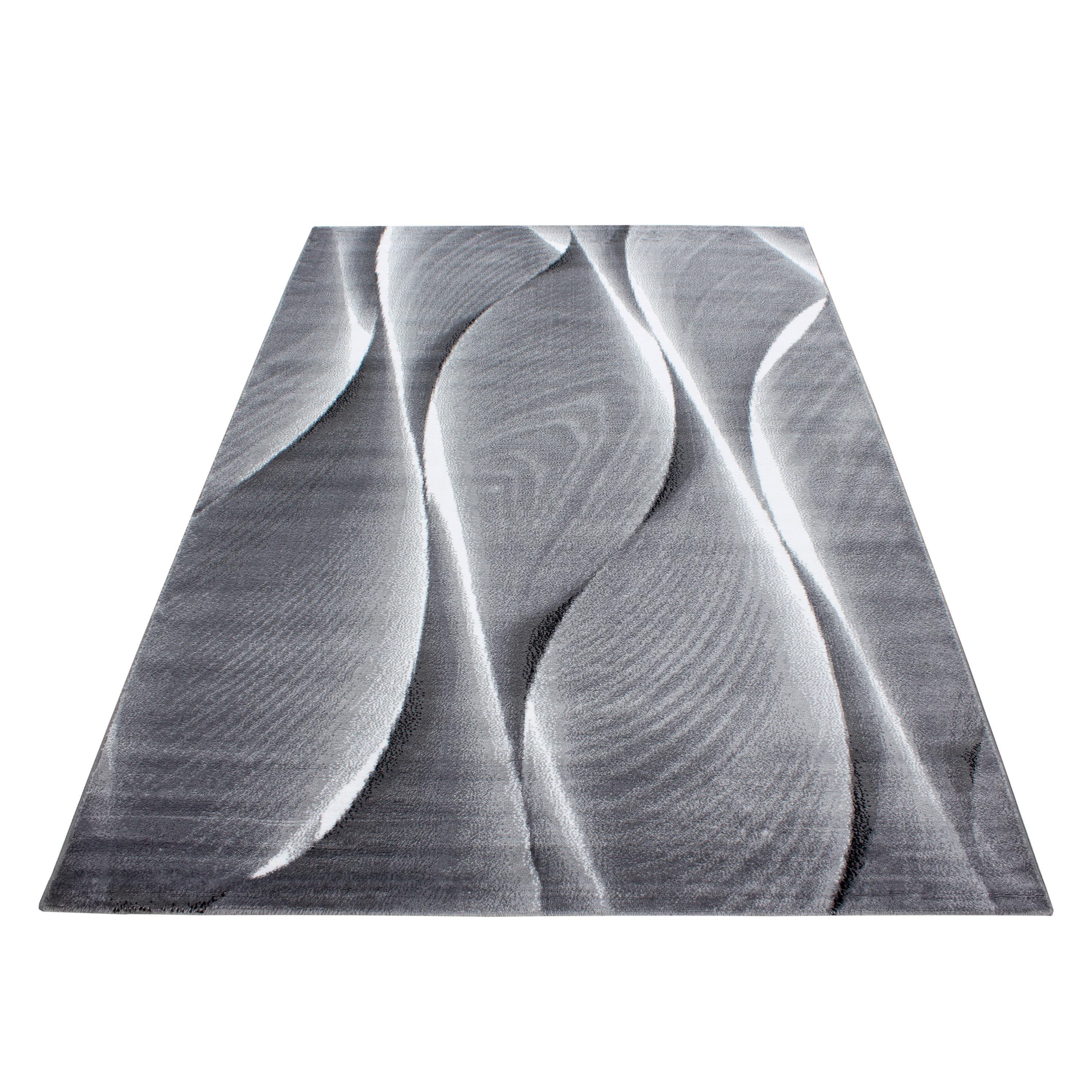 Preproga Parma, 120x170cm, Siva - črna, Konvencionalno, tekstil (120/170cm) - Novel