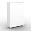 GARDEROB MARLO - vit, Modern, trämaterial/trä (148/223/60cm) - Bessagi Home