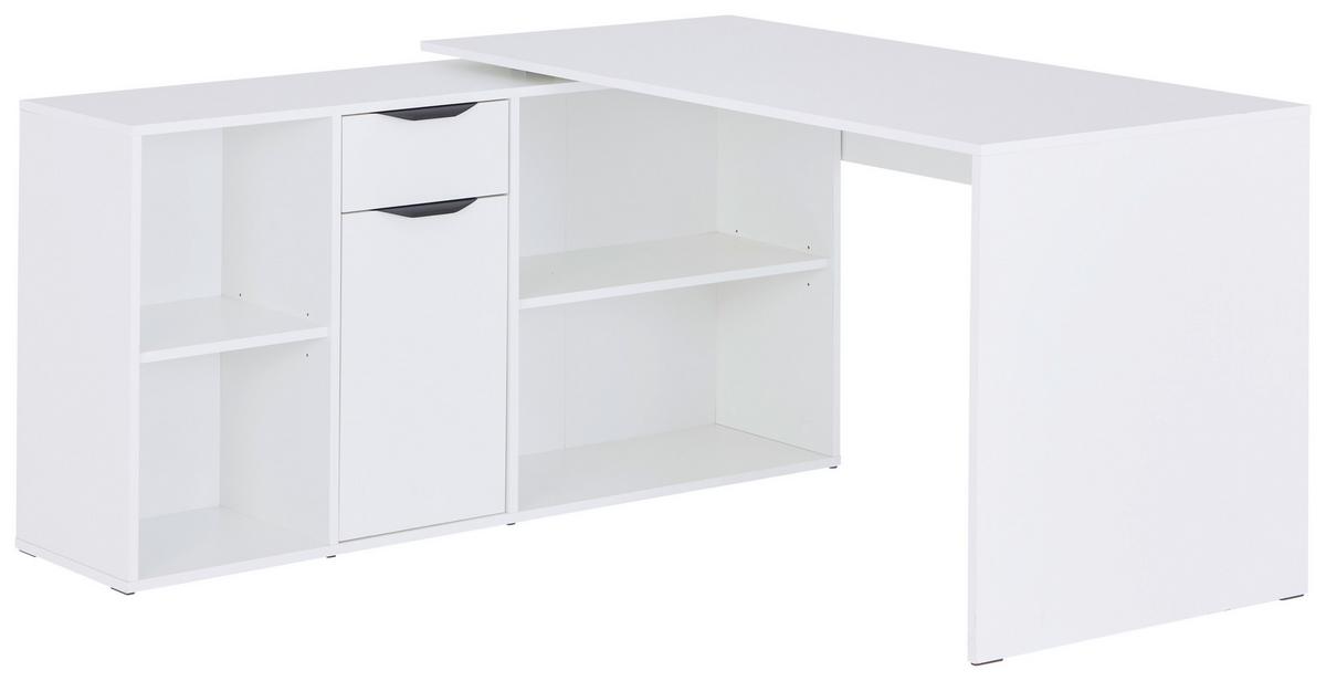 Masă de scris MX 195 - alb, Modern, material pe bază de lemn (136,8/135cm) - Modern Living