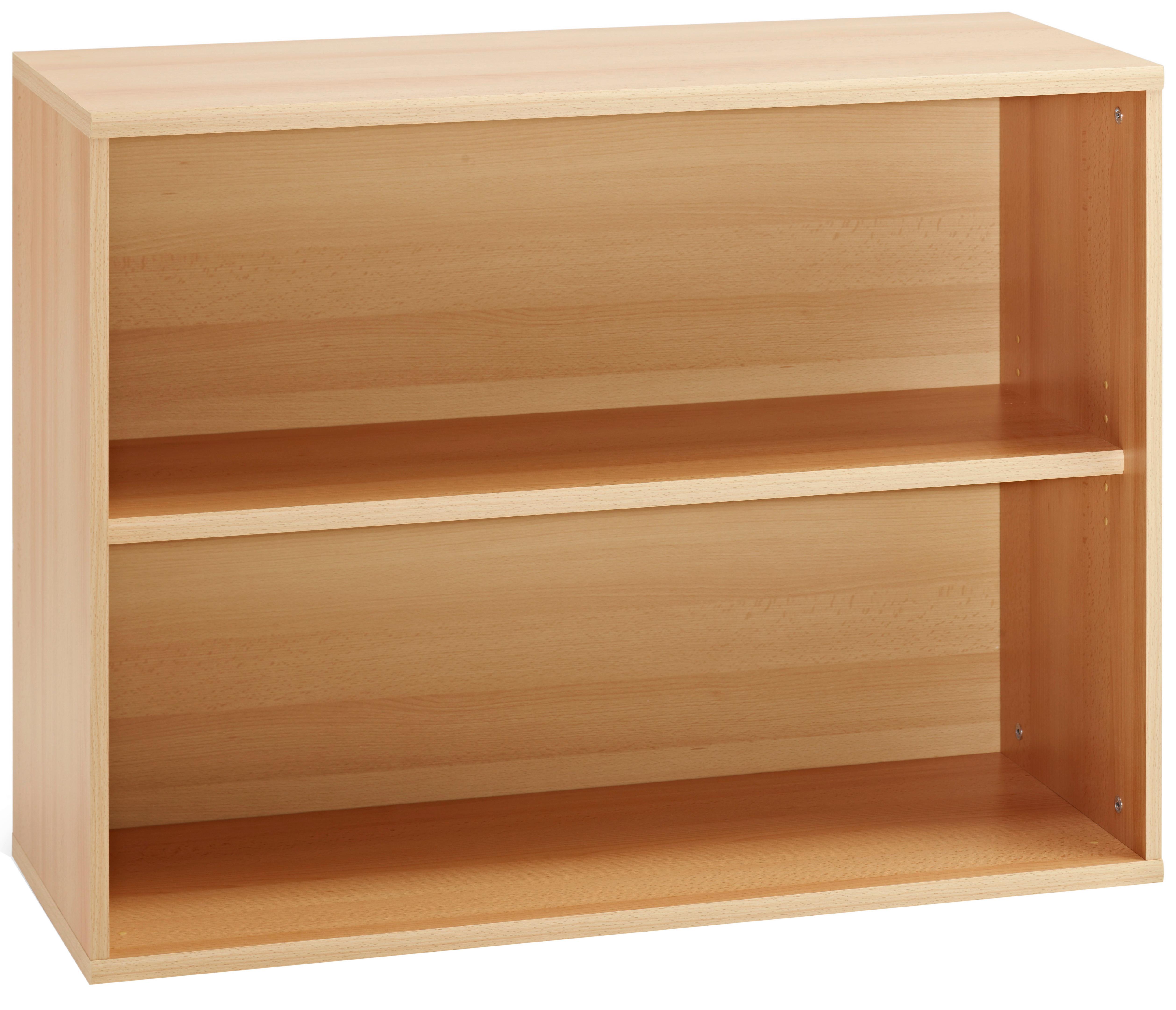 Aktenregal "Serie 4000" , buche - Buchefarben/Schwarz, Basics, Holzwerkstoff/Kunststoff (100/75,4/39,5cm) - MID.YOU