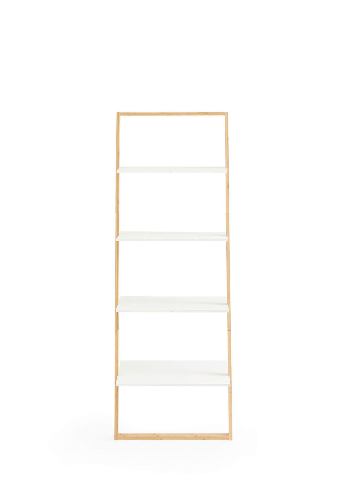 STANDREGAL KLEINMÖBEL - Weiss/Eichefarben, Design, Holzwerkstoff (61,3/164/36,5cm) - MID.YOU