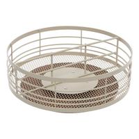 Platou rotativ Telma - bej, Basics, metal (27,9/9,5cm)