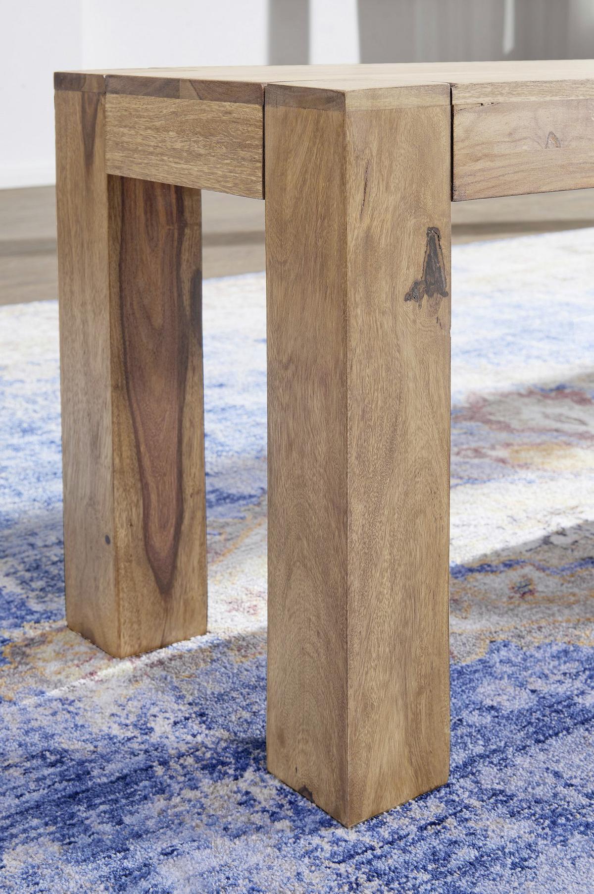 Klop Mumbai - barve akacije, Moderno, les (140/45/35cm) - MID.YOU