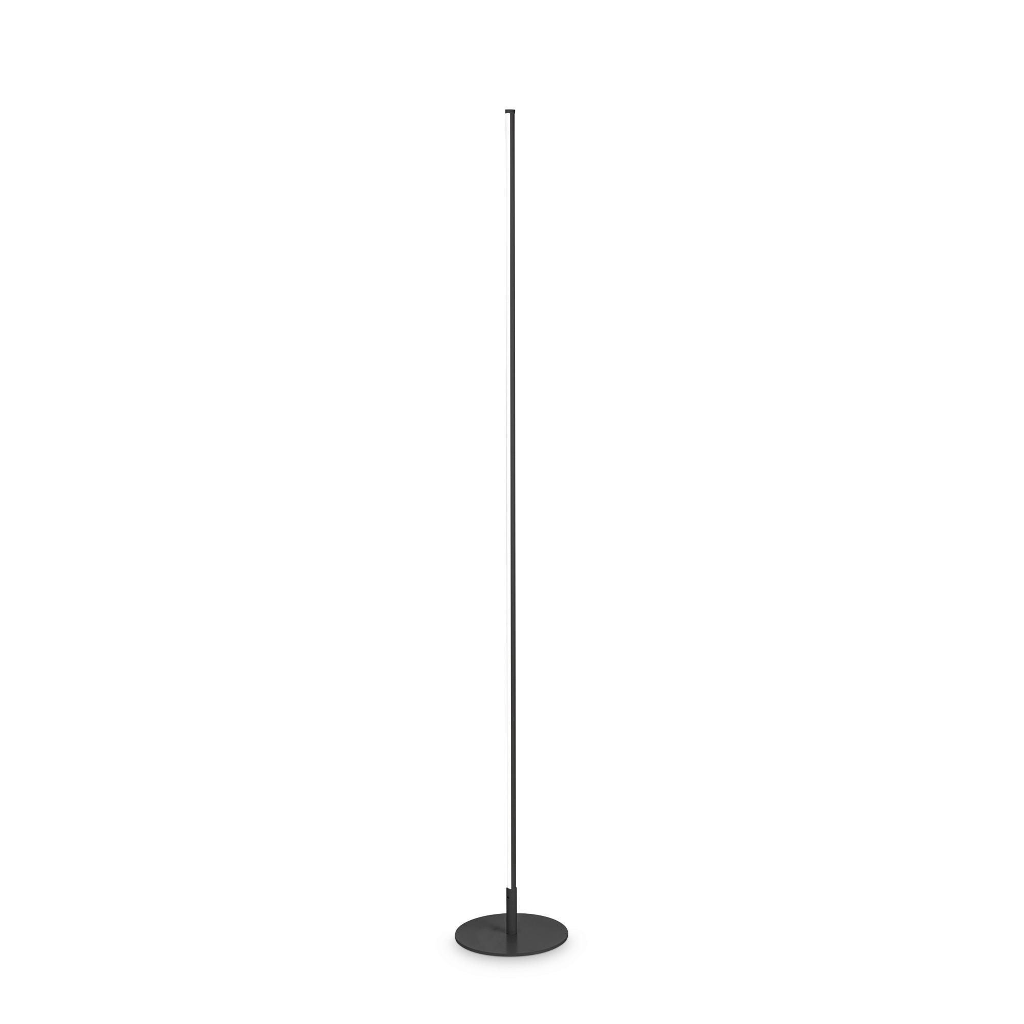LED-Stehleuchte Yoko Schwarz max. 16 Watt - Schwarz, Design, Kunststoff/Metall (20/20/146,5cm) - Ideal Lux