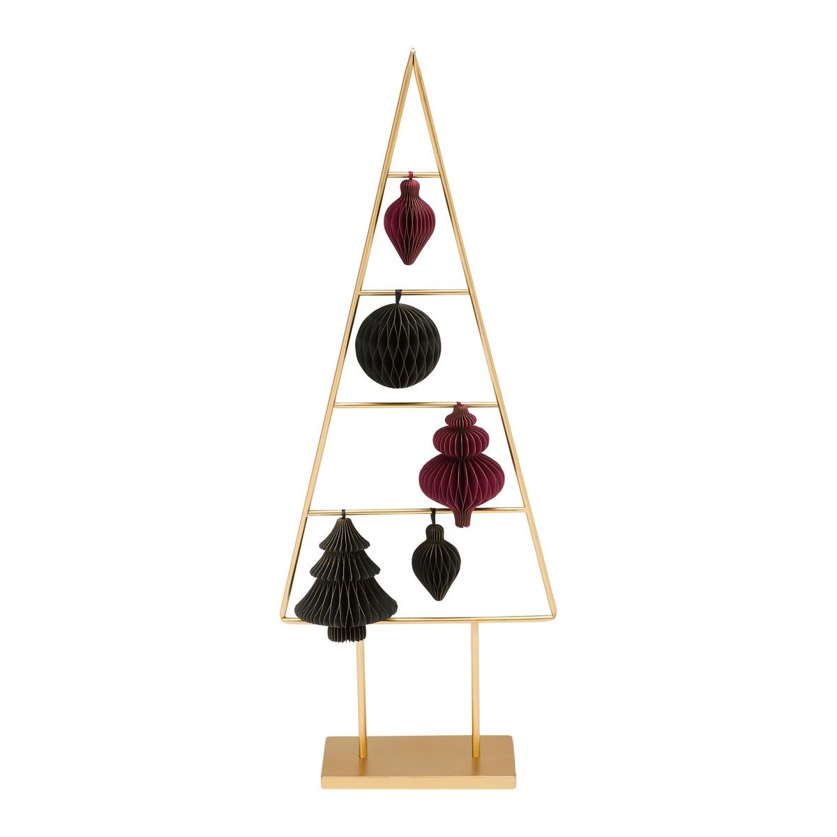 Dekor Fa Goldie - aranyszínű, Modern, fém (34/90/12cm) - Modern Living