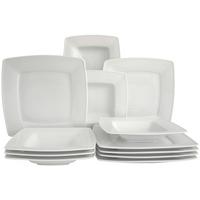 Jedilni Servis Victoria, 12-Delni - bela, Basics, keramika - Creatable