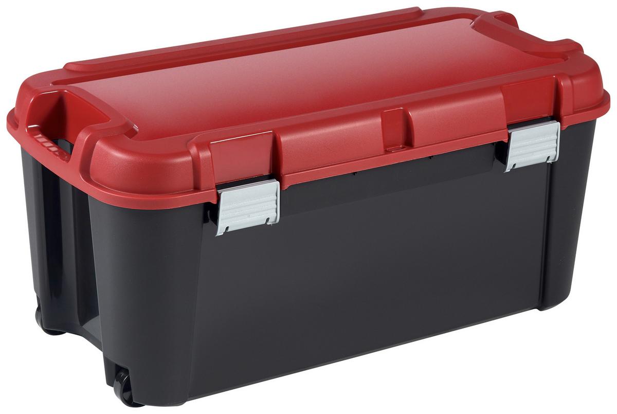 Tárolódoboz Curver "totem" 80l - fekete (79.5/39.5/37.1cm)