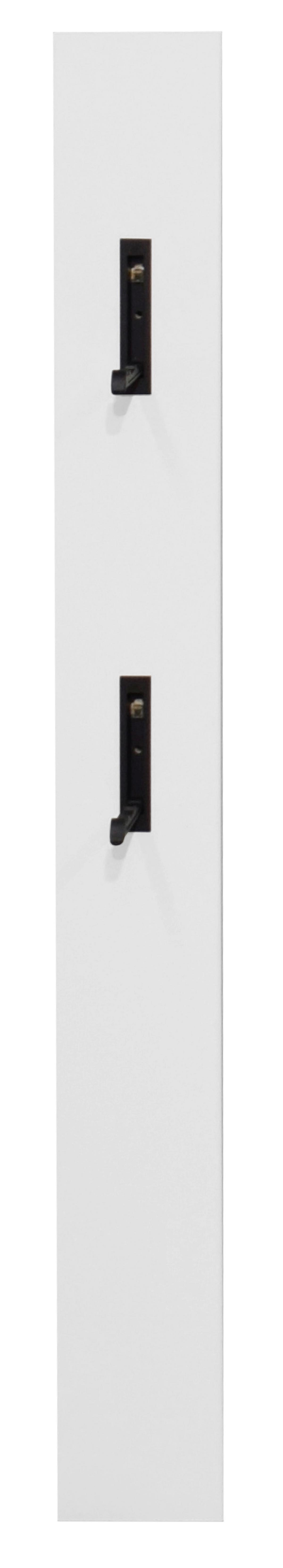 Garderobni Panel Ludwig, Bela - bela, Moderno, leseni material (13/110/3cm) - Mömax