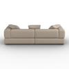 SOFFA TALIA - beige/Khaki, Modern, trä/textil (237/60,5/98cm) - Bessagi Home