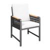 UTEGRUPP WASHINGTON 1 - mörkgrå/naturfärgad, Basics, metall/textil (89cm) - Mömax