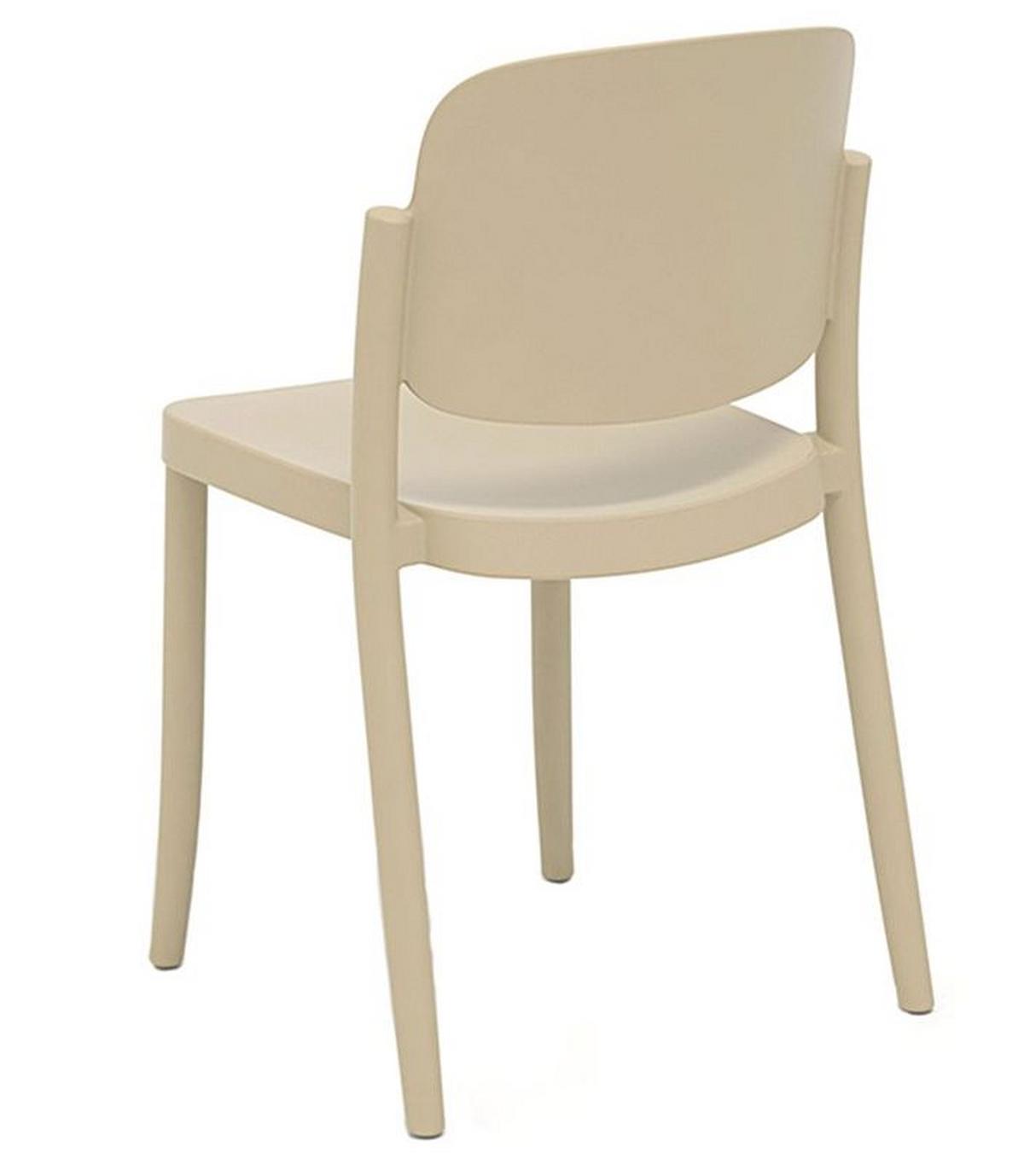 KRZESŁO PLAZA - sahara, Basics, tworzywo sztuczne (49/79/50cm)