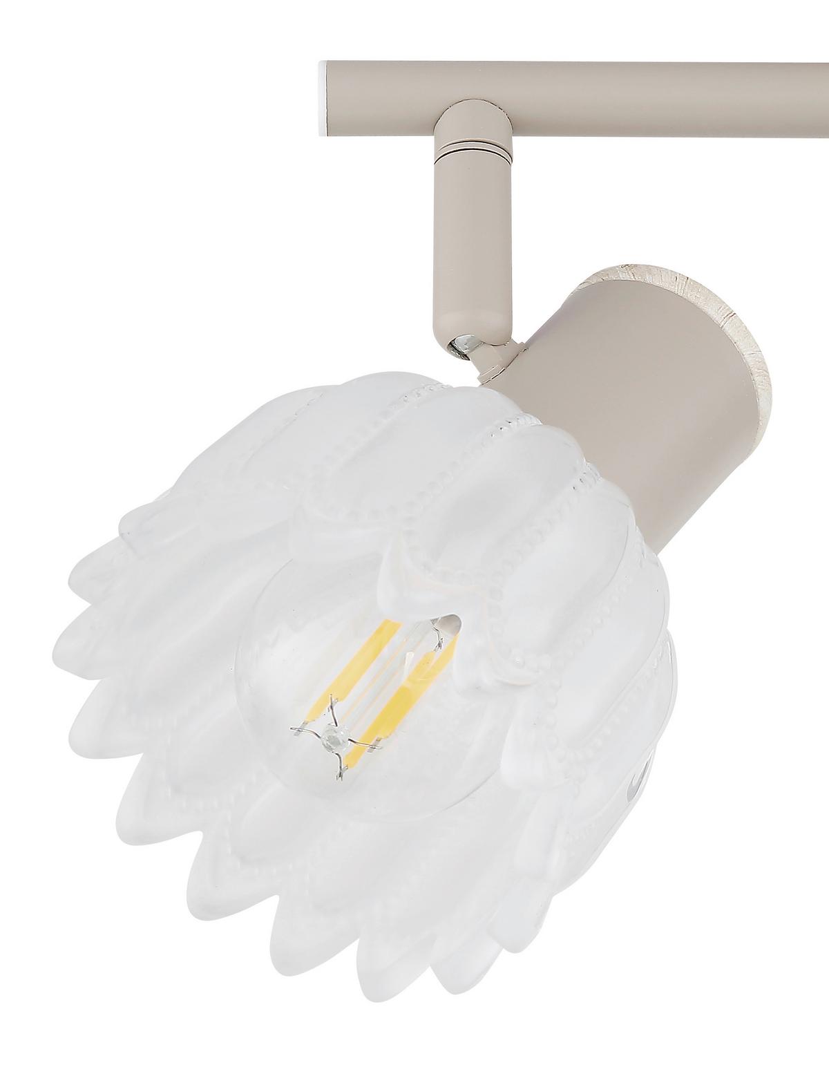 Reflektor Planta - boje pijeska, Konvencionalno, staklo/metal (25/9/15,5cm) - Globo