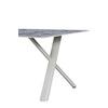 MATBORD ROBIN - beige/grå, Design, metall/sten (180/76/90cm) - Mömax