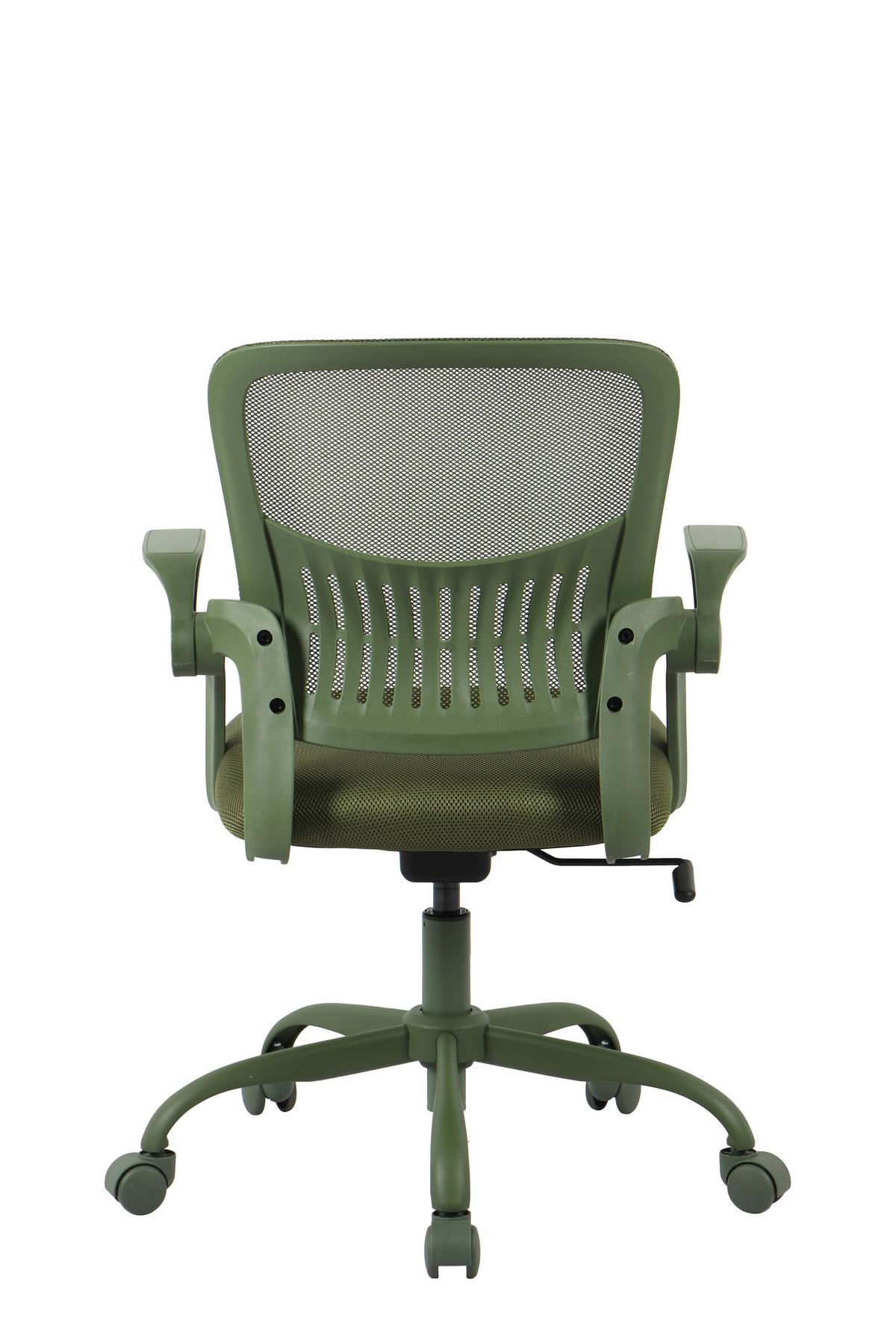 DREHSTUHL SASKIA - Schwarz/Grün, Modern, Kunststoff/Textil (57/86,5/96/63cm) - Based