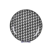 Dessertteller Shiva Schwarz/Weiß - Schwarz/Weiß, LIFESTYLE, Keramik (20,4/2,5cm) - Mömax