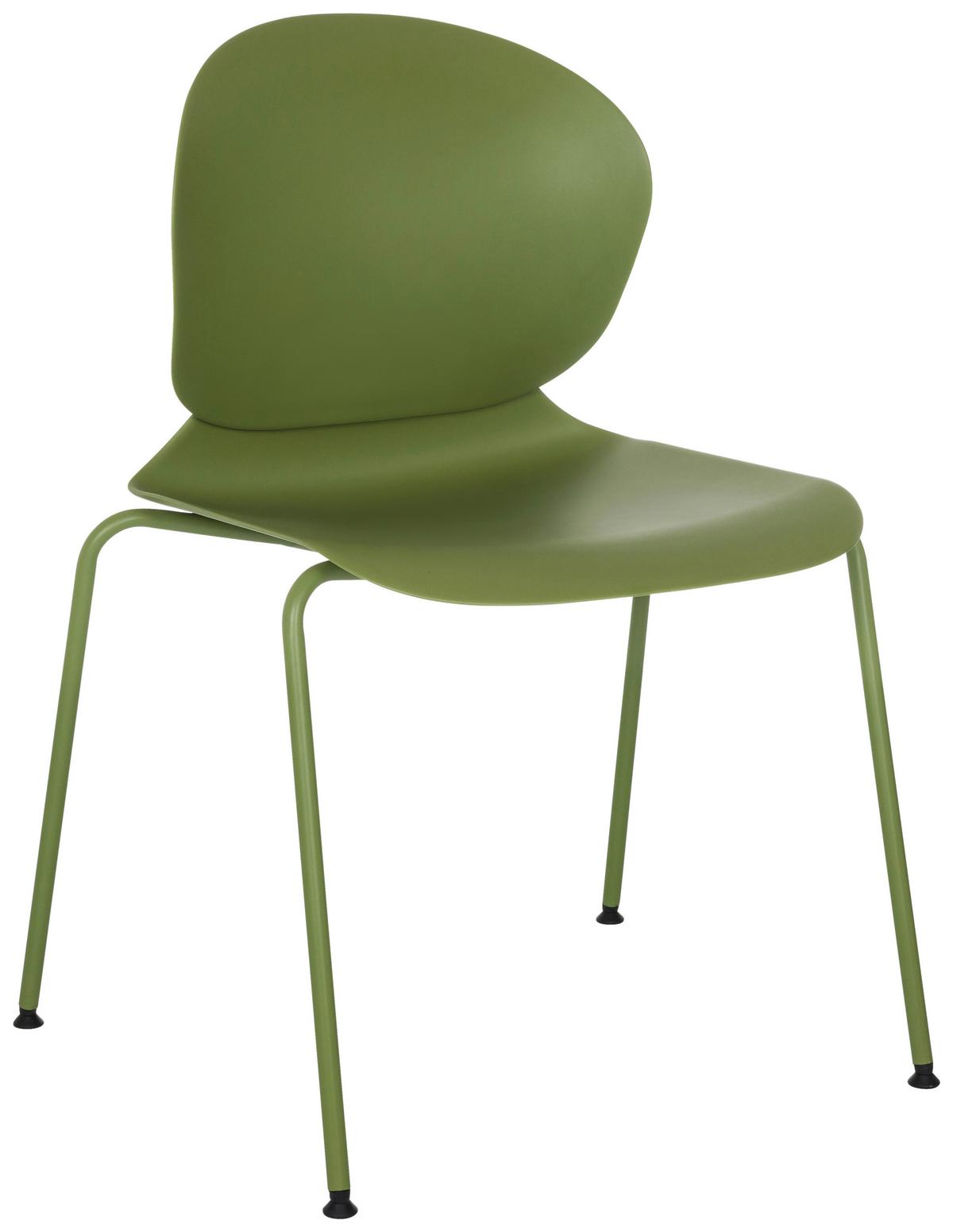 Konferenčni Stol T36 Vi, Zelena - zelena, Moderno, kovina/umetna masa (56/80/54cm) - MID.YOU