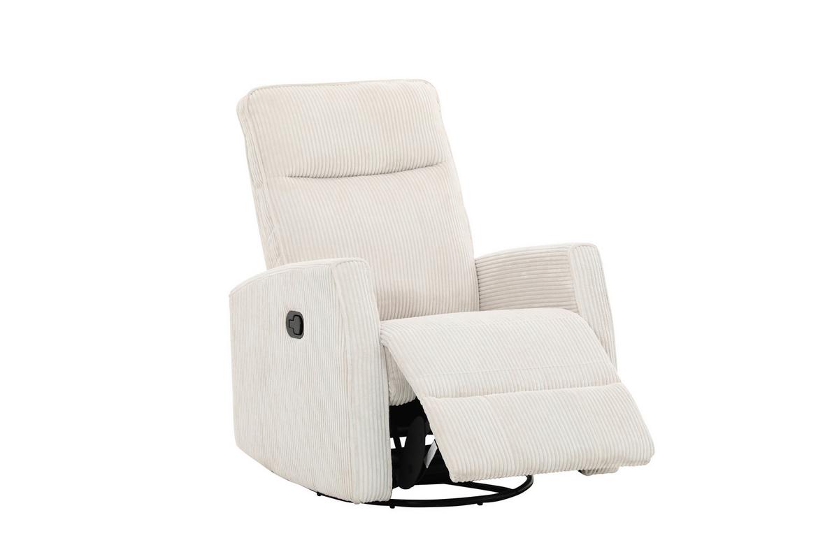 Relax Fotel Melinda - bézs, Modern, textil/fa (76/103/93cm) - Mömax