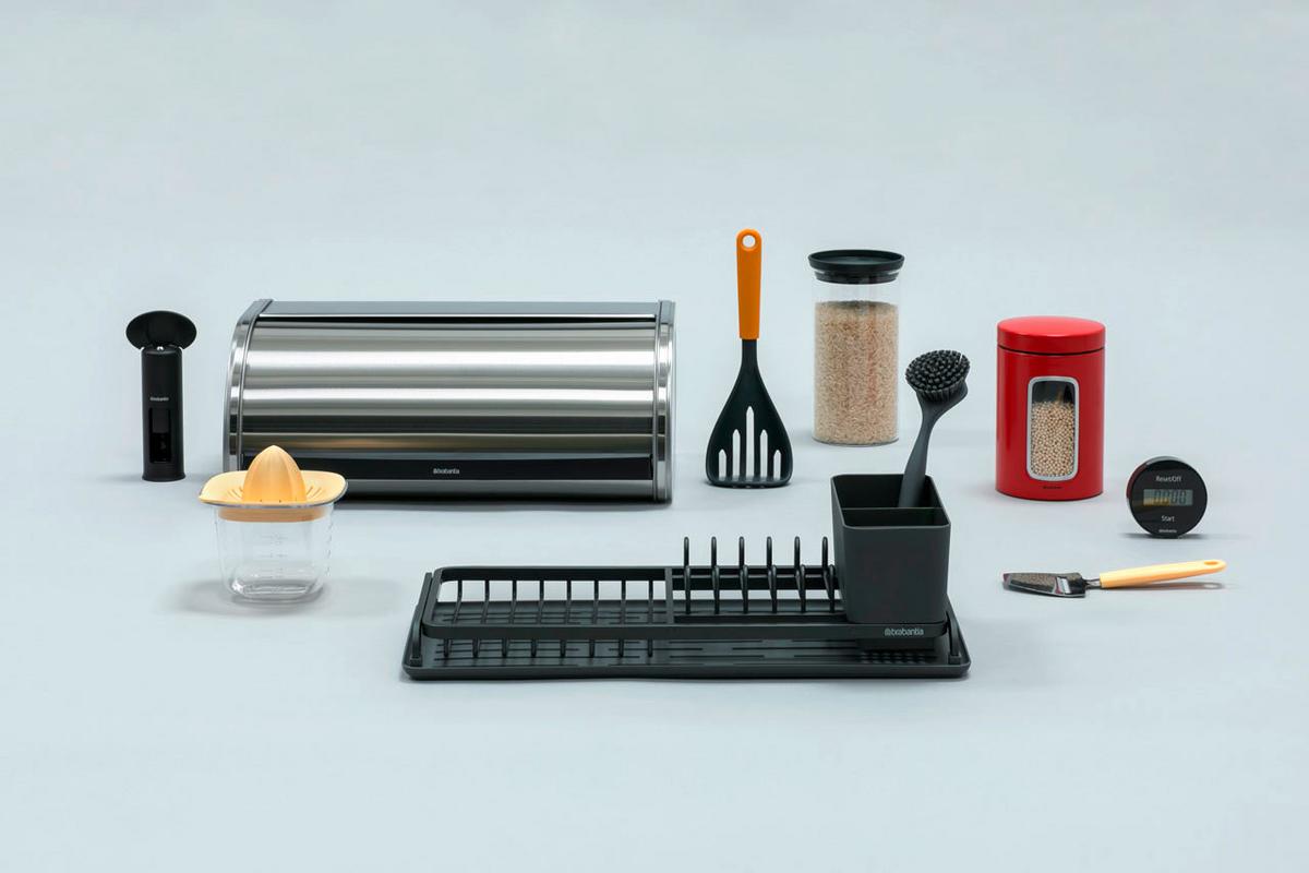 SUSZARKA DO NACZYŃ 117404 - ciemnoszary, Design, metal (38,6/14,2/49,2cm) - Brabantia