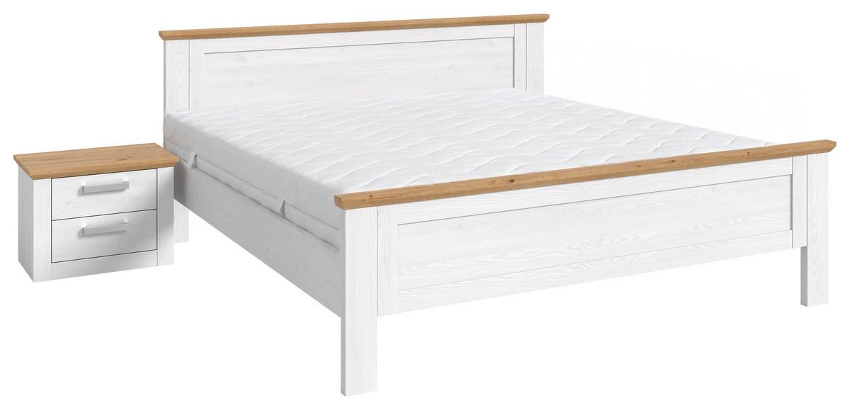 Schlafzimmer VERONA 2-teilig Lärchefarben, Eiche Artisan - Lärchefarben/Eiche Artisan, ROMANTIK / LANDHAUS, Holzwerkstoff - Livetastic
