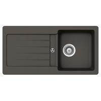 Spüle in Schwarz - Schwarz, MODERN (86/43,5cm) - Schock
