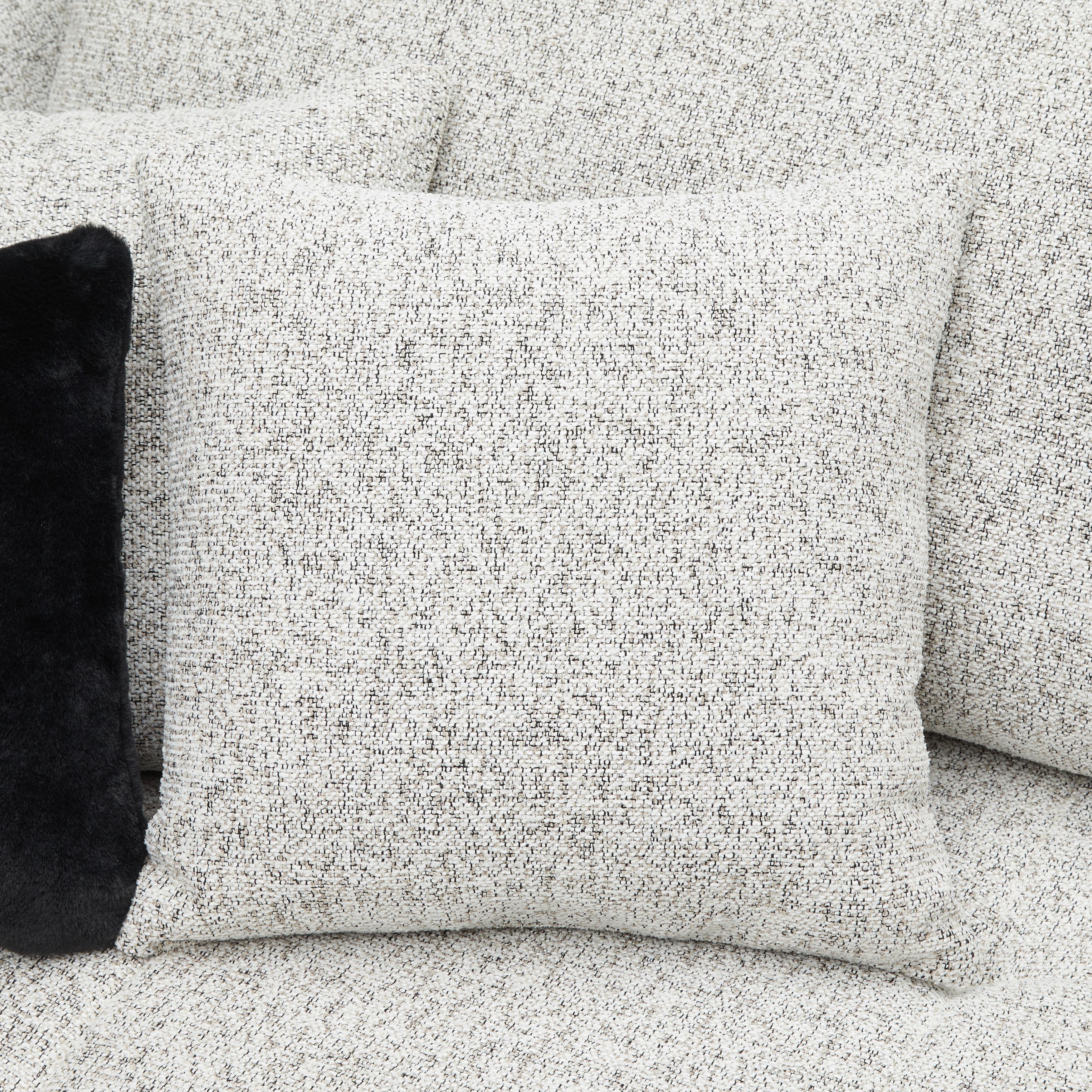 Wohnlandschaft Bonny Beige - Beige/Schwarz, MODERN, Holz/Textil (193/85-105/300cm) - Premium Living