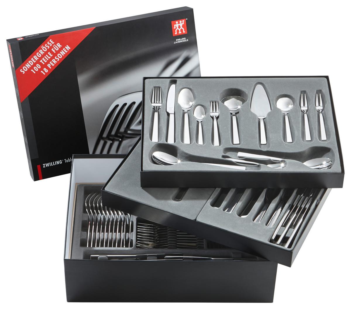 ZESTAW SZTUĆCÓW 1026443 KING ZWILLING - kolor srebrny, Basics, metal (37,5/17,0/49,5cm) - Zwilling