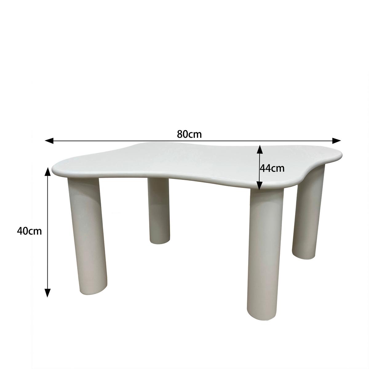 Couchtisch Bandera Hellgrau - Hellgrau, LIFESTYLE, Holzwerkstoff/Kunststoff (80cm) - Mömax