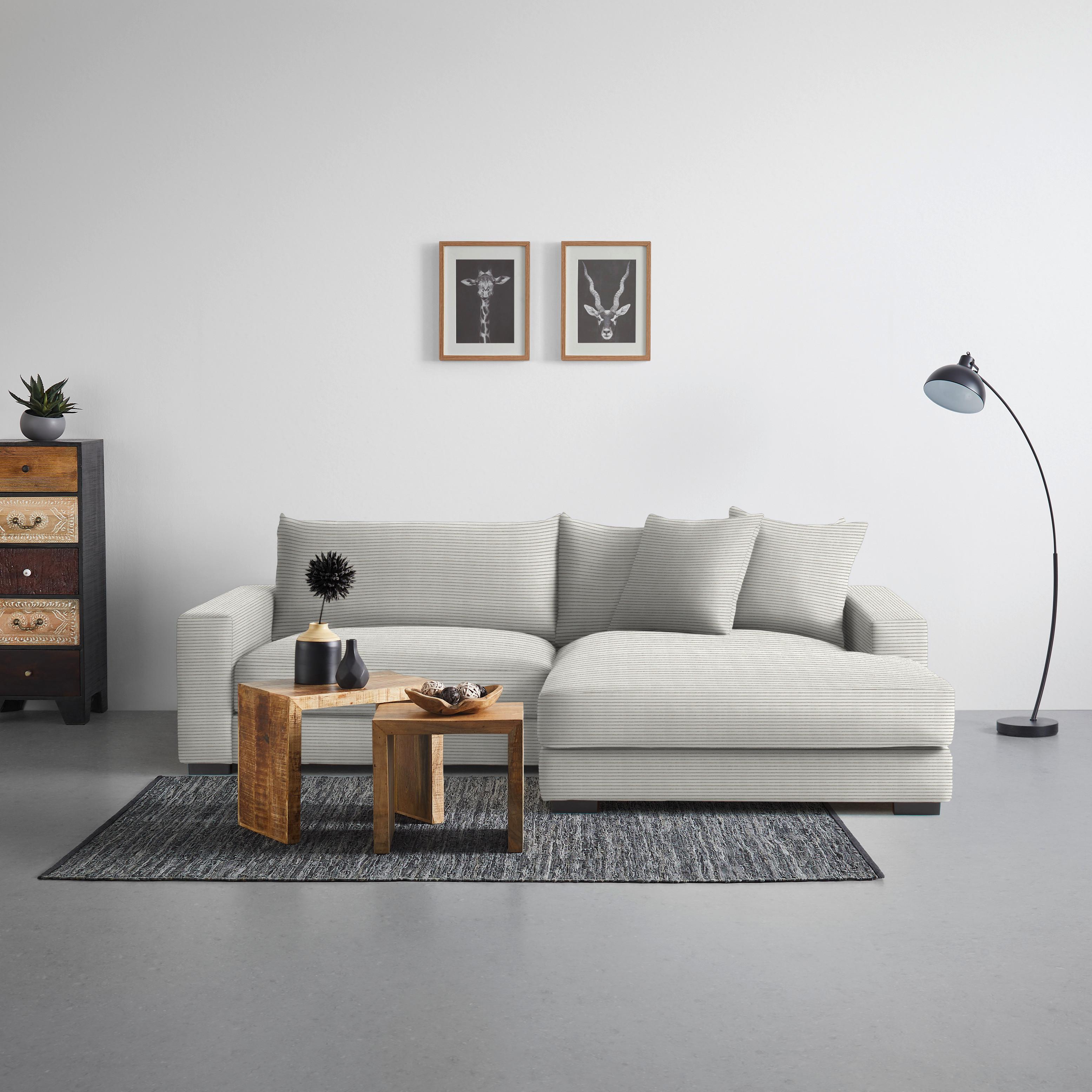 Ecksofa Pedro Beige - Beige, MODERN, Textil (265/83/180cm) - Mömax