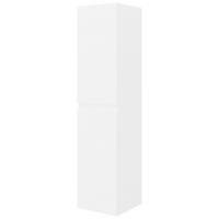 Magasszekrény Iris - magasfényű fehér, Basics, faalapú anyag (34/133/36cm)