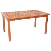 Vrtna Miza Lima, Masivno - naravne barve, Basics, les (150/90/74cm) - Gardenson