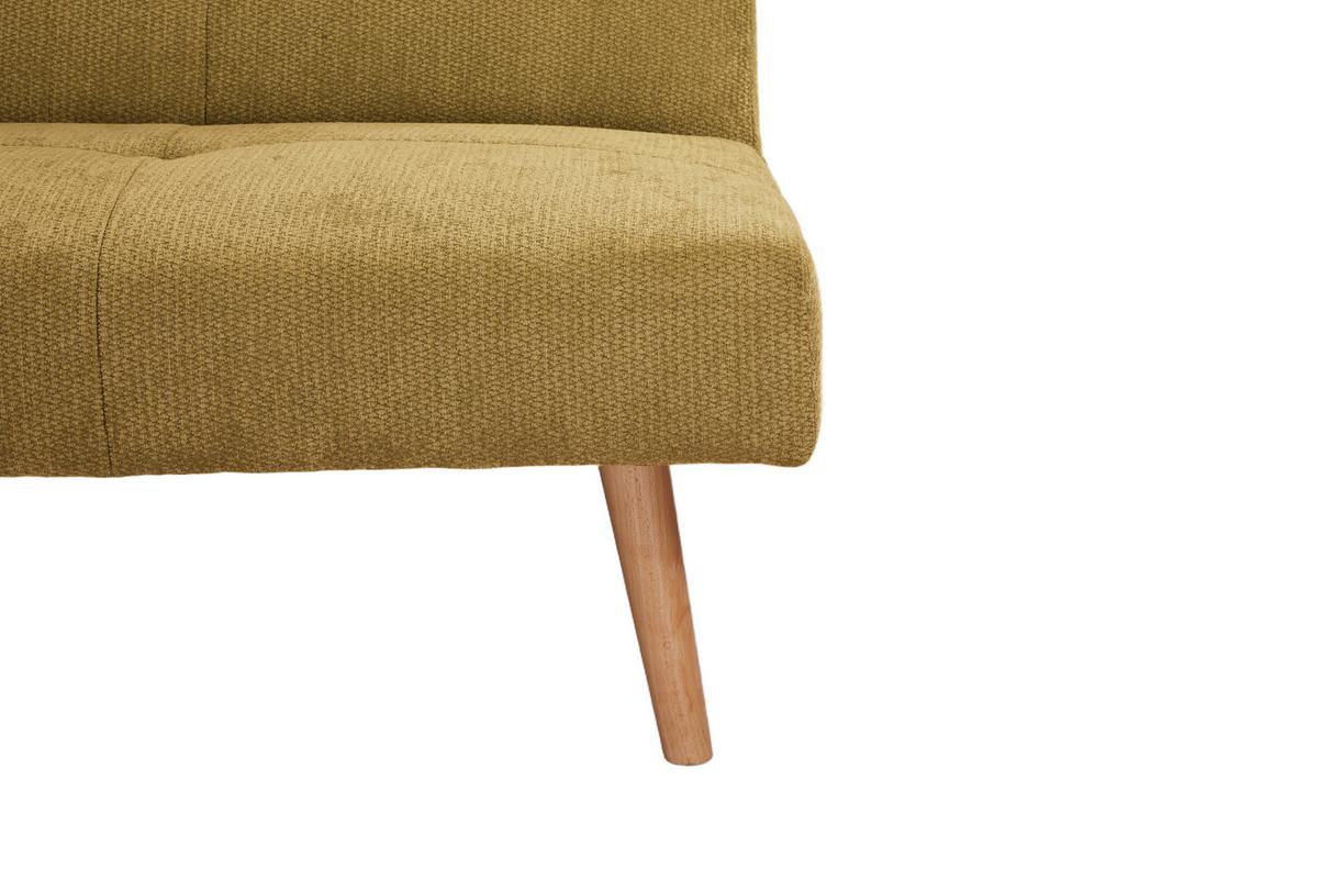 Sofa Jacky - prirodna boja/žuta, Moderno, drvo/tekstil (186/75/85cm) - Mömax