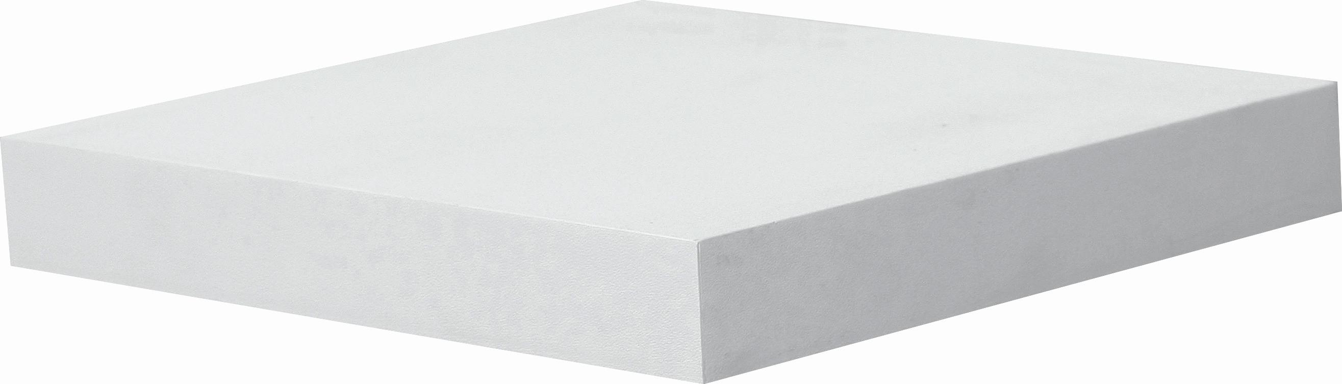 PÓŁKA ŚCIENNA SIMPLE - biały, Design, materiał drewnopochodny (23,5/3,8/23,5cm) - Carryhome