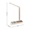 LED-SKRIVBORDSLAMPA MULTI - vit/roséguld, Modern, metall/plast (33/10,5/37-66cm) - Mömax