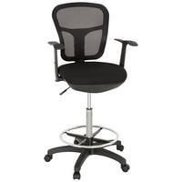 Vrtljivi Stol Top Work 108, Črna - črna, Basics, umetna masa/tekstil (62/115/55cm) - MID.YOU