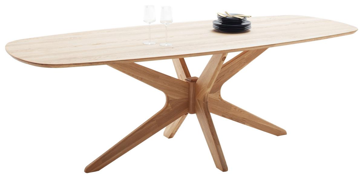 Esstisch Jefferson Wildeiche Echtholz - Wildeiche, MODERN, Holz (180/75/90cm) - Premium Living