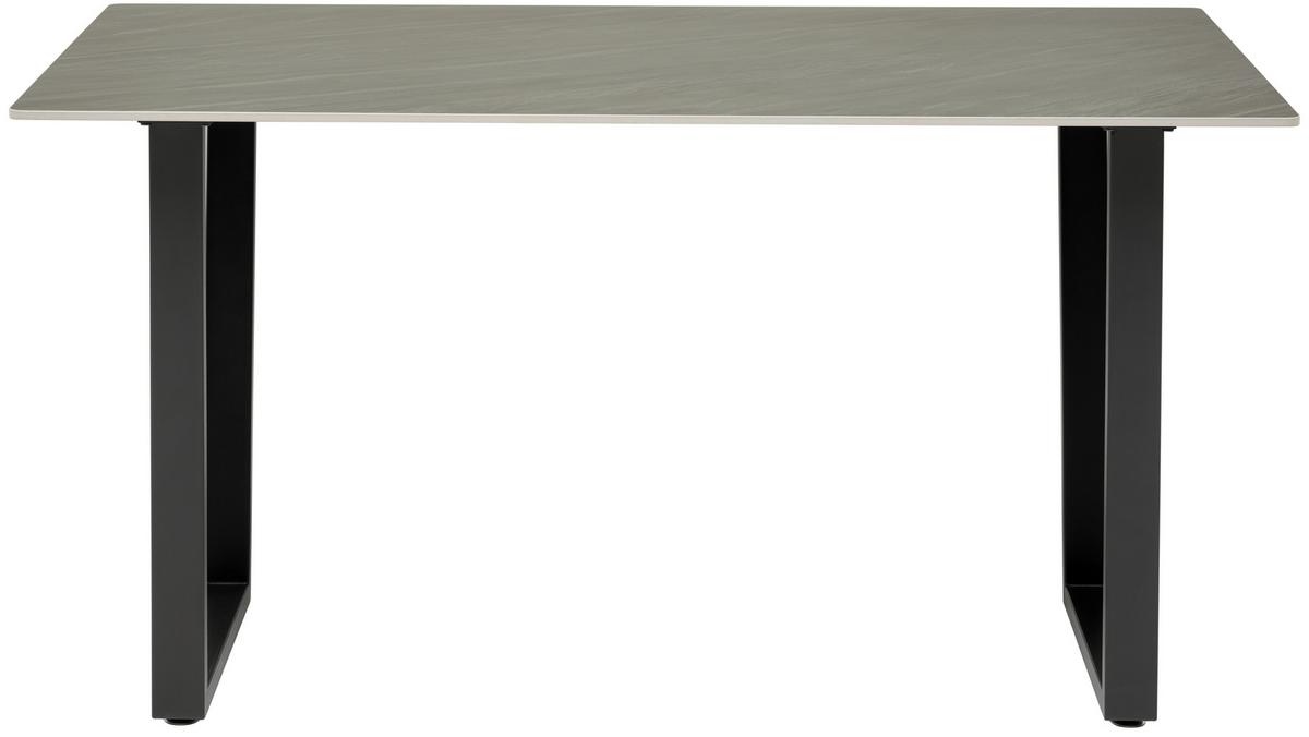 Jedilna Garnitura Perth, Temno Siva, 5-Delno - temno siva, Konvencionalno, kamen/kovina (90/140/76cm) - MID.YOU