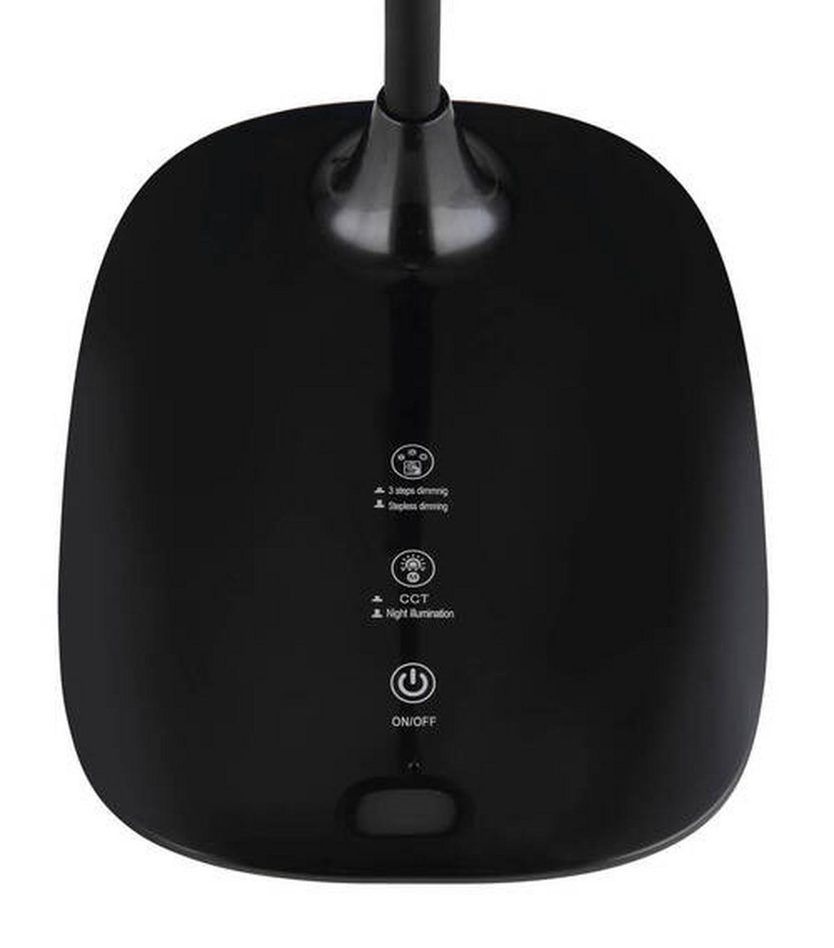 Namizna Led-svetilka Botal, S Sijalko - črna, Konvencionalno, umetna masa (28/13,6/40cm) - Globo