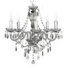 HANGLAMP ISABELLA -AKT- - Klaar/Chroomkleuren, Romantik / Landhaus, Kunststof/Metaal (51/149cm) - Mömax