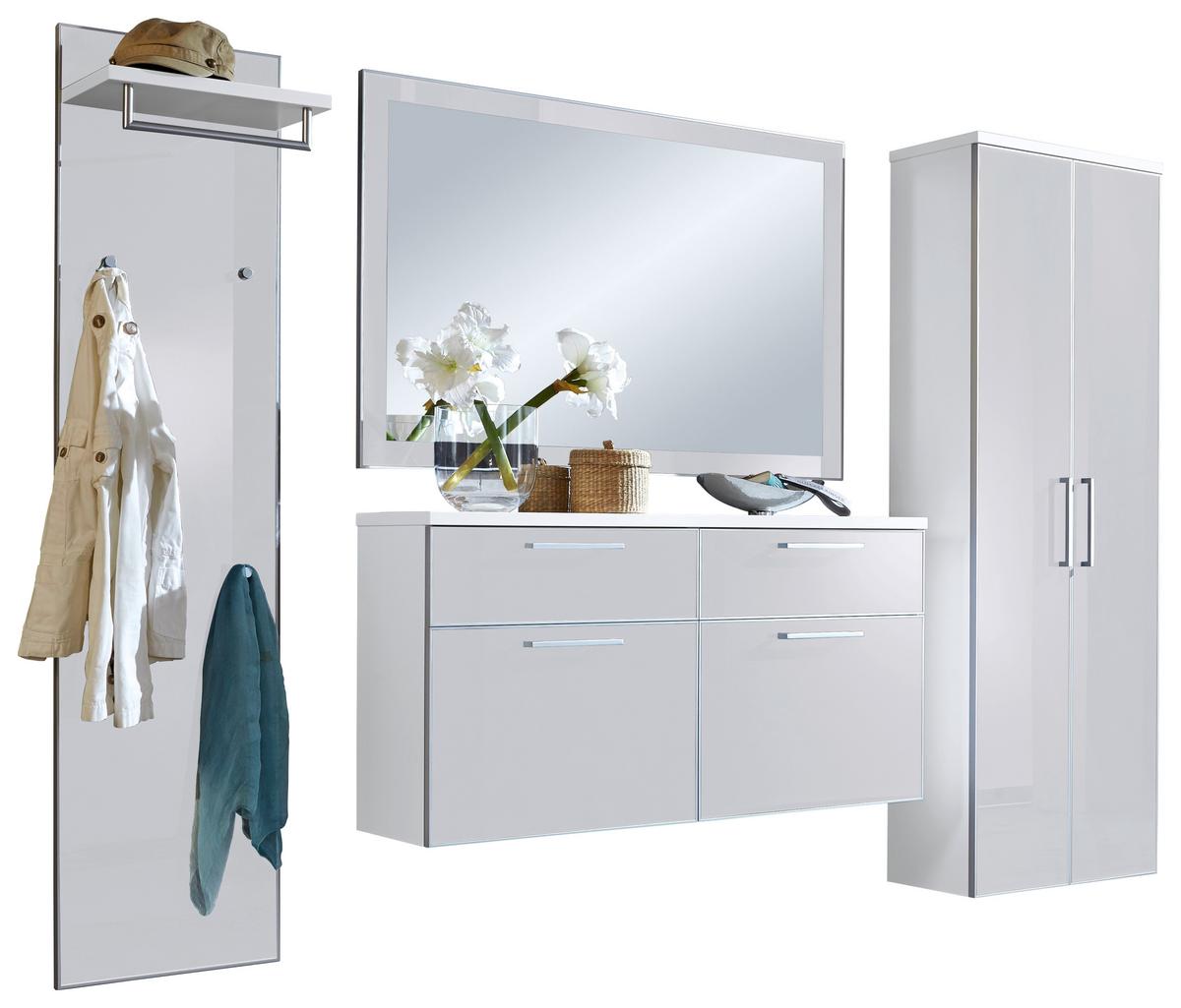 PRZEDPOKÓJ VENTINA - biały, Design, materiał drewnopochodny/szkło (245/200/31cm)